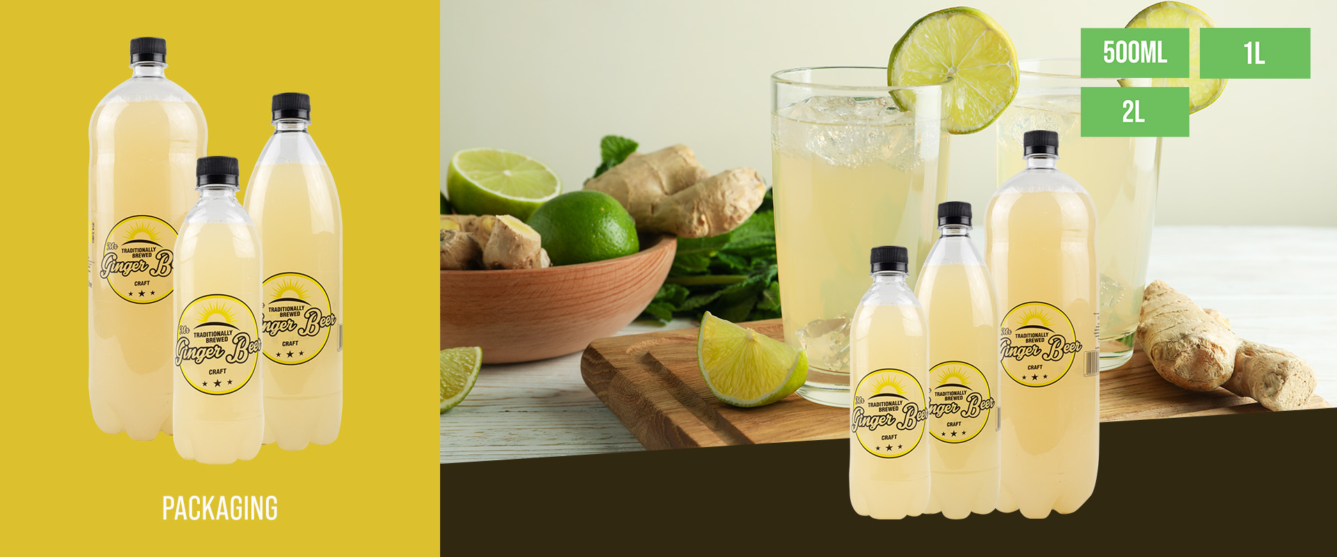 KWT Beverages products - Mr Ginger Beer