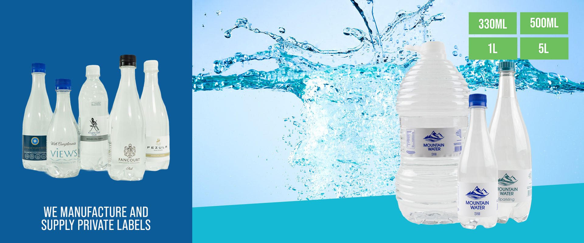 KWT Beverages products - Still/Sparking Water Products
